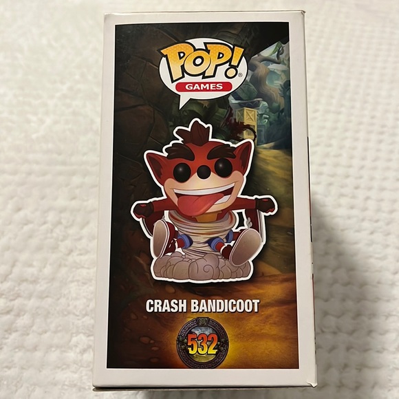 POP Crash Bandicoot - Whirlwind Crash Bandicoot Funko Pop! Vinyl Figure - Picture 3 of 10